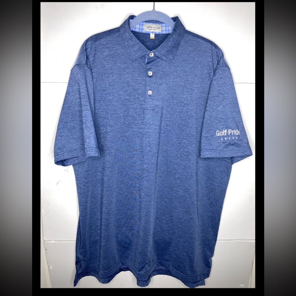 Blue M Peter Millar Summer Comfort button up polo
